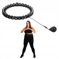 HULA HOP dla kobiet PLUS SIZE regulowane 28 elementów SKŁADANE odchudzające
