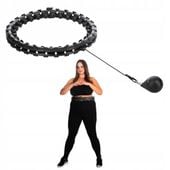 HULA HOP dla kobiet PLUS SIZE regulowane 28 elementów SKŁADANE odchudzające