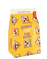 Leibniz Fun Bites Herbatniki z kremem mlecznym z drażami 100 g