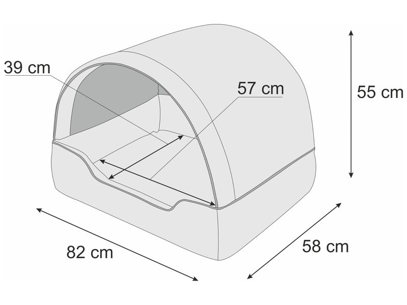 Buda i legowisko 2w1 PROMPTER, domek, kanapa dla psa R1 zdjęcie 2
