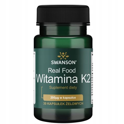 NATURALNA WITAMINA K2 MK-7 200mcg KOŚCI SWANSON na Arena.pl