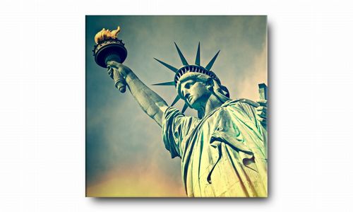 OBRAZ NA PŁÓTNIE 095 Statua Wolności 40x40cm na Arena.pl
