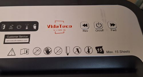 Niszczarka do papieru 14 arkuszy VidaTeco na Arena.pl
