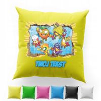 POSZEWKA Z NADRUKIEM BAWEŁNIANA 40x40CM - SUPER ZINGS BAJKA DLA DZIECI