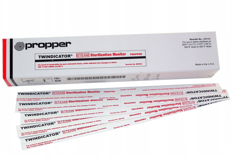 Test paskowy do kontroli sterylizacji Twindicator zdjęcie 1