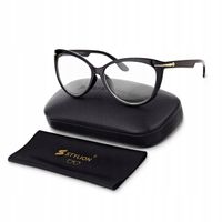 PolarZONE okulary zerówki kocie czarny