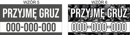 Tablica Szyld PRZYJMĘ ODDAM ZIEMIĘ GRUZ 100x50cm na Arena.pl