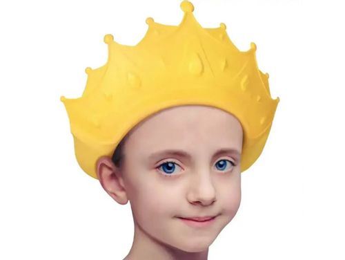 Rondo kąpielowe do mycia włosów głowy dla dzieci daszek korona dziecka na Arena.pl