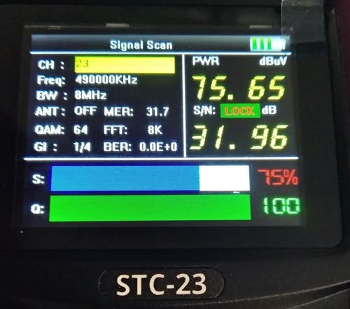 Miernik COMBO DVB-S2 DVB-T DVB-T2 DVB-C Spacetronik Menu PL LED Kompas na Arena.pl