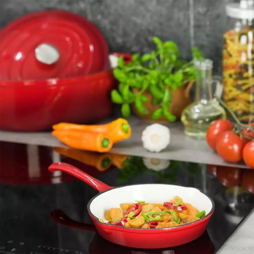 patelnia żeliwna emaliowana 20cm kinghoff kh-2261 na Arena.pl