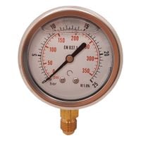 Manometr przyłącze od dołu (0 - 25 bar) 63 mm