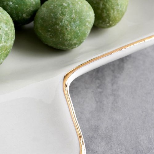 Talerz Świąteczny Deserowy na Przekąski Na Boże Narodzenie Choinka 20 cm na Arena.pl