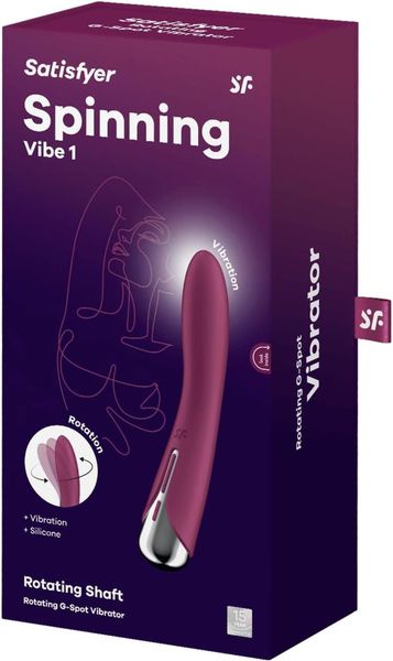 Satisfyer Spinning Vibe 1 Red zdjęcie 4