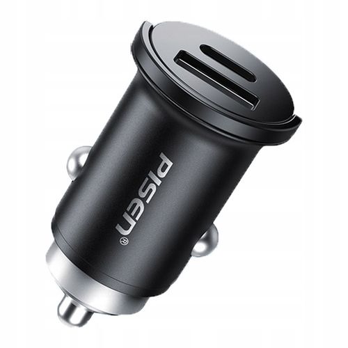 ŁADOWARKA W GNIAZDO ZAPALNICZKI 20W MOCNA PD QC USB-A USB-C / KABEL TYP C na Arena.pl