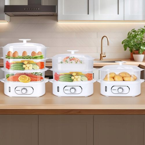 Parowar Aigostar 12 l biały 900 W na Arena.pl