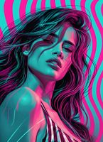 Plakat 40x55cm Neonowy Wzrok