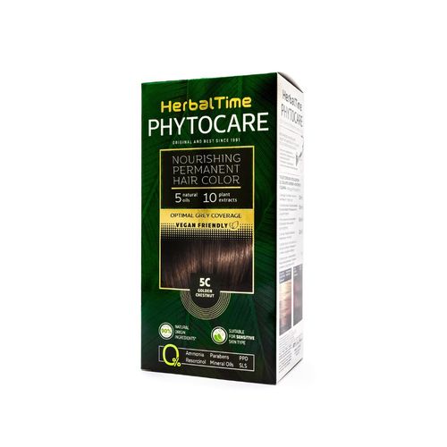 HERBAL TIME Phytocare Farba do włosów naturalna 5C Golden Chestnut na Arena.pl