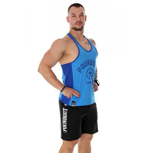 Poundout tank top Stringer FORCE niebieski Rozmiar - S na Arena.pl