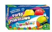 FARBY PLAKATOWE 6KOL./20ML BAMBINO 1598 A"10