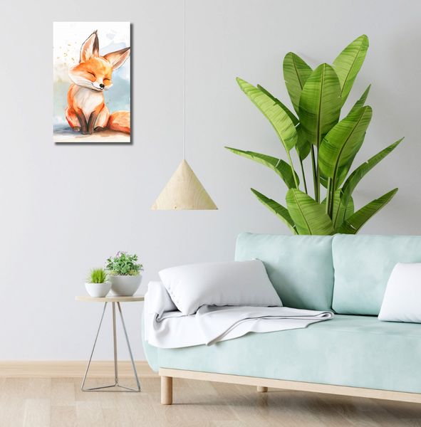 Obraz 30x50cm Zadowolony Lisek zdjęcie 2
