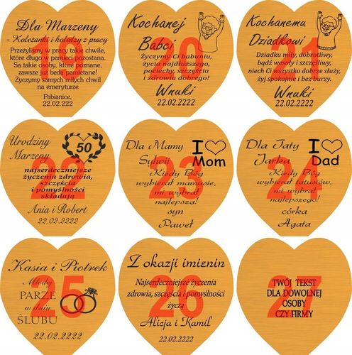 TANI PREZENT 1-99 LAT URODZINY dla męża żony dziewczyny chłopaka kobiety na Arena.pl