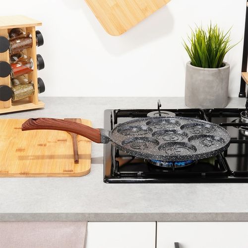 Patelnia GRANITOWA do jajek sadzonych na jajka placki naleśniki pancakes na Arena.pl