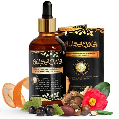 OLEJEK BUSAJNA - SKÓRA SUCHA ROZCIĄGNIĘTA 100ml + 2 PRÓBKI PERFUM na Arena.pl