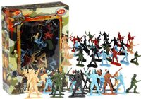 MILITARNY  DUŻY ZESTAW ŻOŁNIERZYKÓW