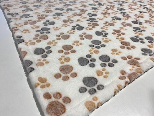 koc polarowy 70x50 cm łapy jasne na Arena.pl