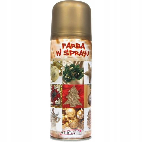 Farba W Sprayu 250 Ml - Złota na Arena.pl
