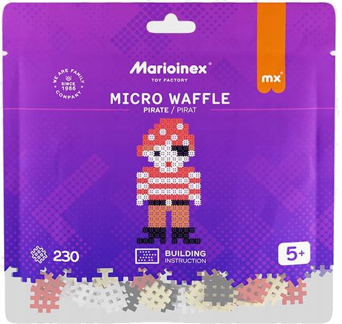 Micro Waffle PIRAT Marioinex 230 elementów - obraz puzzle na Arena.pl