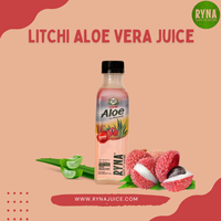 RYNA ALOEVERA LITCHI JUICE 250ML