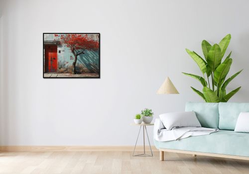 Plakat 76x60,5cm Widok Na Dawne na Arena.pl
