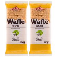 Eurowafel Wafle lekkie klasyczne 130 g x 2 sztuk