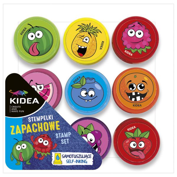 STEMPELKI ZAPACHOWE 9 SZT KIDEA zdjęcie 1