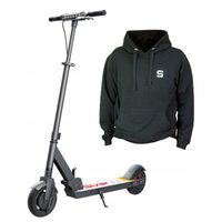 Hulajnoga Siver City 250 W 20 km/h + Bluza męska SIVER, rozmiar M/L, czarna