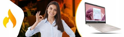 LAPTOP HP 14 N4120 4GB eMMC WINDOWS 11 MEGA PORĘCZNY RÓŻOWY ROSE PINK na Arena.pl