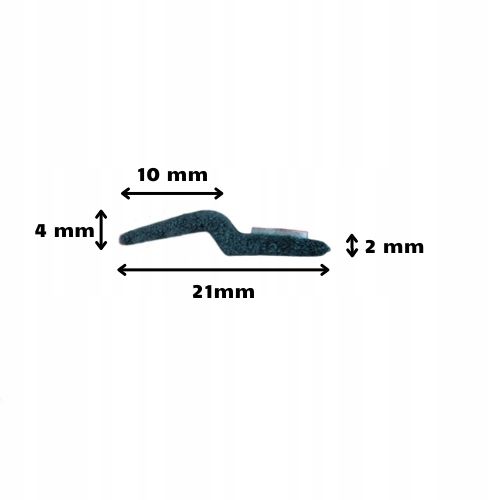 Uniwersalna uszczelka osłona krawędzi drzwi odbojnik maski- typ Z - 4M na Arena.pl