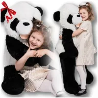 DUŻY PLUSZOWY MIŚ PLUSZAK MASKOTKA PANDA PREZENT MIKOŁAJKI DZIEWCZYNKI 100