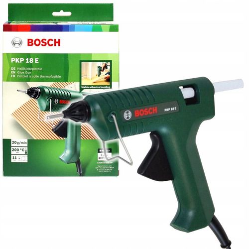BOSCH PKP 18 E PISTOLET TERMICZNY KLEJARKA DO KLEJU NA GORĄCO + KLEJ na Arena.pl