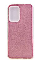Etui brokatowe Shc do Samsung Galaxy A02s różowy