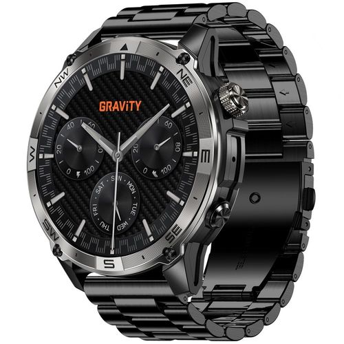 smartwatch gravity czarny pasek + bransoleta gt46-4 na Arena.pl
