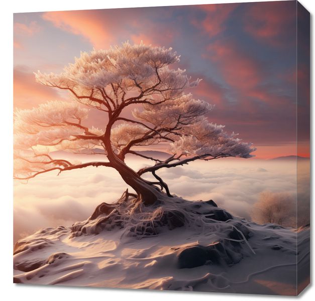 Obraz 60x60cm Zimowa Odyseja zdjęcie 1