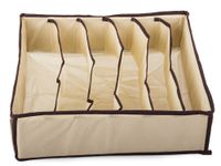 ORGANIZER NA BIELIZNĘ DO SZUFLADY SZAFY 6 SKARPET