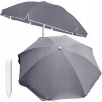 parasol ogrodowy plażowy na balkon taras łamany z falbaną 240 cm