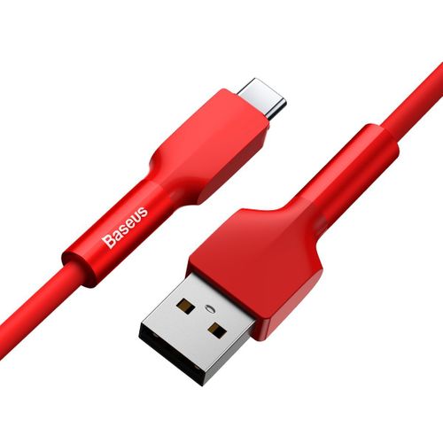 Kabel Usb-C Baseus Silica Gel, 2A, 2M (Czerwony) na Arena.pl