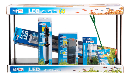 Zestaw akwariowy Happet LED AKWARIUM 60 na Arena.pl