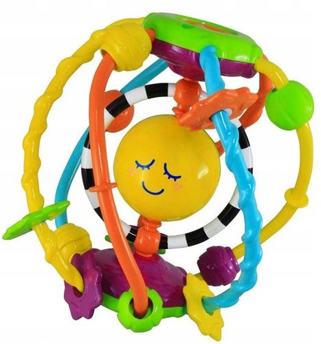 Dumel KULA SENSORYCZNA PRZESUWANE ELEMENTY grzechotka ruchome koraliki 6m+ na Arena.pl