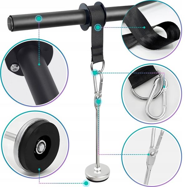 WRIST ROLLER DO ĆWICZEŃ MIĘŚNI PRZEDRAMION FOREARM BLASTER zdjęcie 9