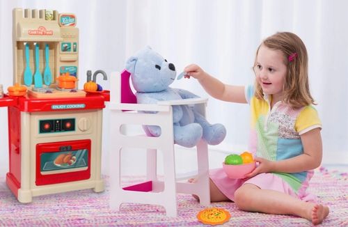 KUCHNIA DLA DZIECI ZESTAW KRAN GARNKI + AKCESORIA INTERAKTYWNA WODA PARA na Arena.pl